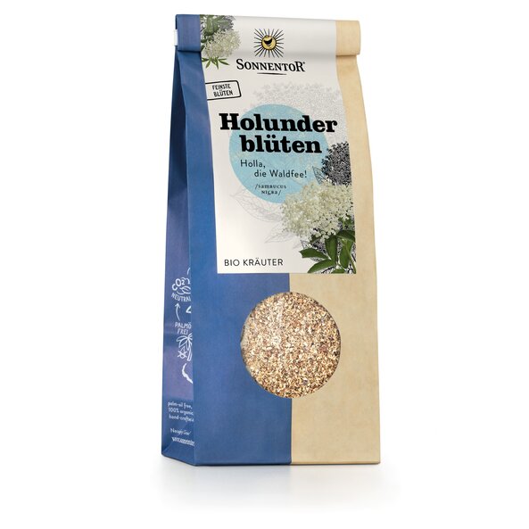 Holunderblüten gerebelt kbA, 80 g